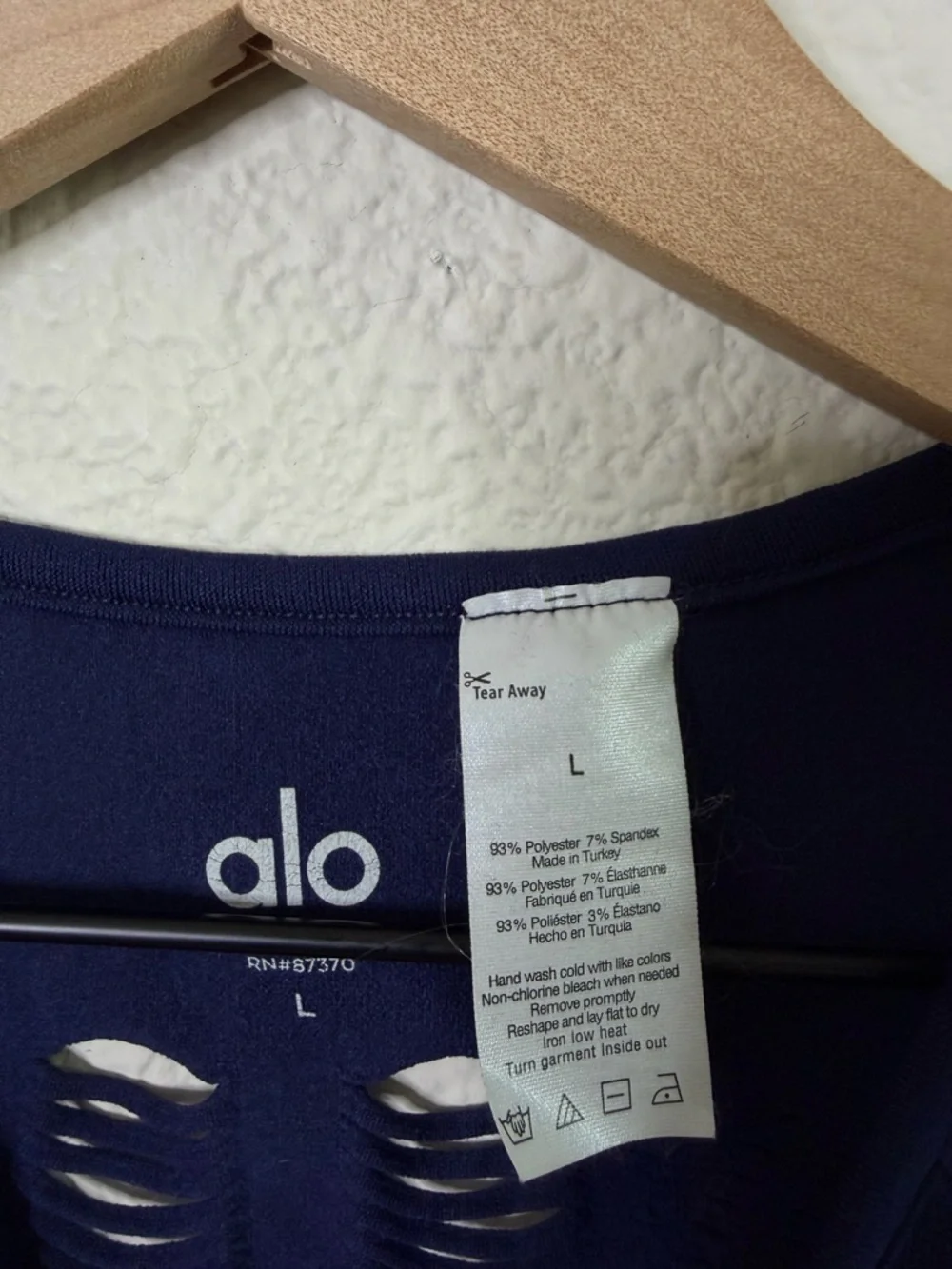 Alo Vixen‎ Tank Womens Navy Blue Size L